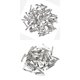 thumbnail image 1 of Pinzas para el cabello Zulema con pasador francés de plata metálica 100 piezas 58/78 mm, 1 of 8