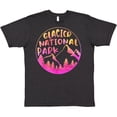 thumbnail image 3 of Inktastic Glacier National Park Montana Pink Mountains T-Shirt, 3 of 5