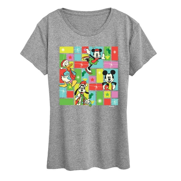 Disney - Christmas Characters - Women's Short Sleeve Graphic T-Shirt