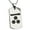 Silver, variant on Stainless Steel Mouri Samurai Crest Engraved Dog Tag Pendant Necklace