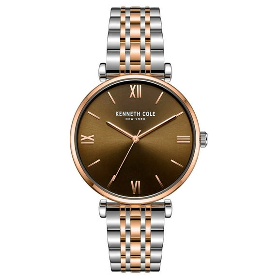 Kenneth Cole New York KC51121002 Women's Analog Watch Two-Tone Steel Bracelet