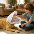 thumbnail image 4 of Mask for Dogs Field Net Guard Dog Protection Hood for Dogs Prevent Foxtails Thorns Rocks Insects, Adjustable Breathable Dog Head Hood for Small Medium Large Breeds for Hiking Outdoor Adventures, 4 of 6