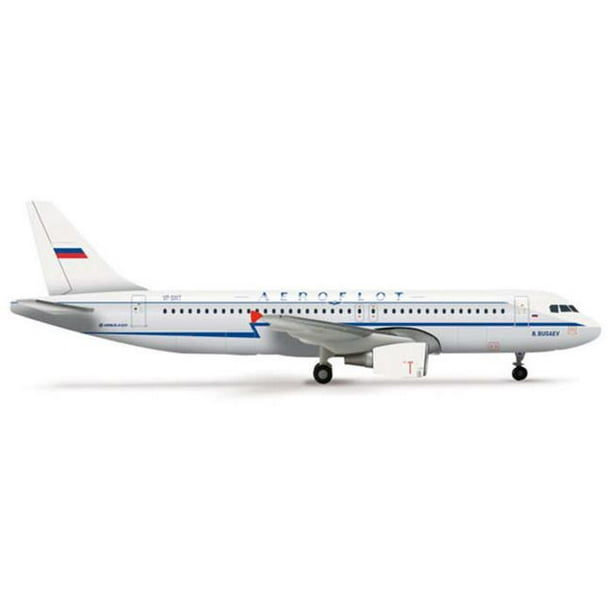 Herpa 400 Scale HE562379 Herpa Aeroflot A320 1-400 Rétrojet REG No.VP-BNT