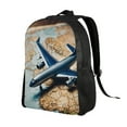 thumbnail image 2 of Fotbe Airplane World Map Adventure Mochila de Viaje para Laptop, Mochila Ejecutiva Delgada y Resistente 15.6", 2 of 8