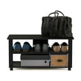 thumbnail image 6 of Furinno Turn-N-Tube 3-Tier Compact Open Storage Shoe Rack for Closet Entryway, Espresso/Black, 6 of 6
