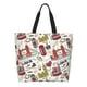 thumbnail image 1 of Fotbe London Landmark1 Bolsa Tote Estética de Lona con Estampado para Mujer - Bolsa Reutilizable de Hombro Casual para Vacaciones, Compras, Trabajo y Gimnasio, 1 of 8