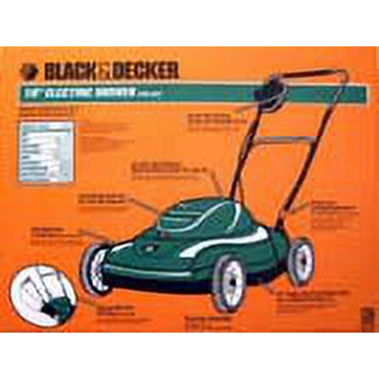 BLACK+DECKER Electric Lawn Mower, 10-Amp, Corded (BEMW472BH)