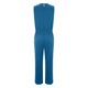 thumbnail image 4 of Gibobby Monos de Moda Mujer Soid Summer Button Lace Up Manga corta Light Rip Straight Mono Chaleco Pantalones largos(Azul， XXL), 4 of 5