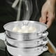 thumbnail image 3 of 1 juego de olla de acero inoxidable para cocinar al vapor de 3 niveles para cocina, 3 of 8