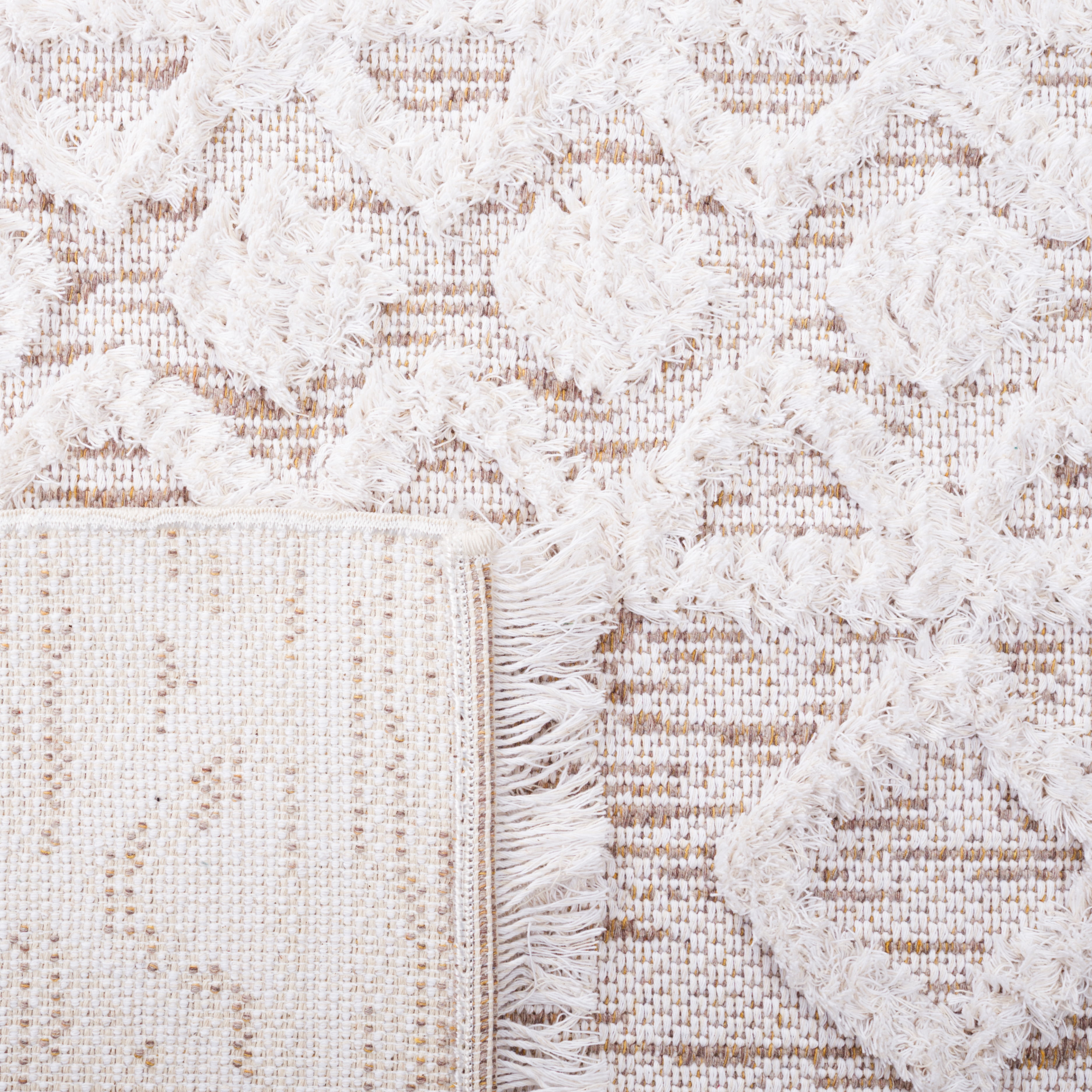 SAFAVIEH Augustine Cromwell Geometric Area Rug, Ivory/Beige, 9' x 12'