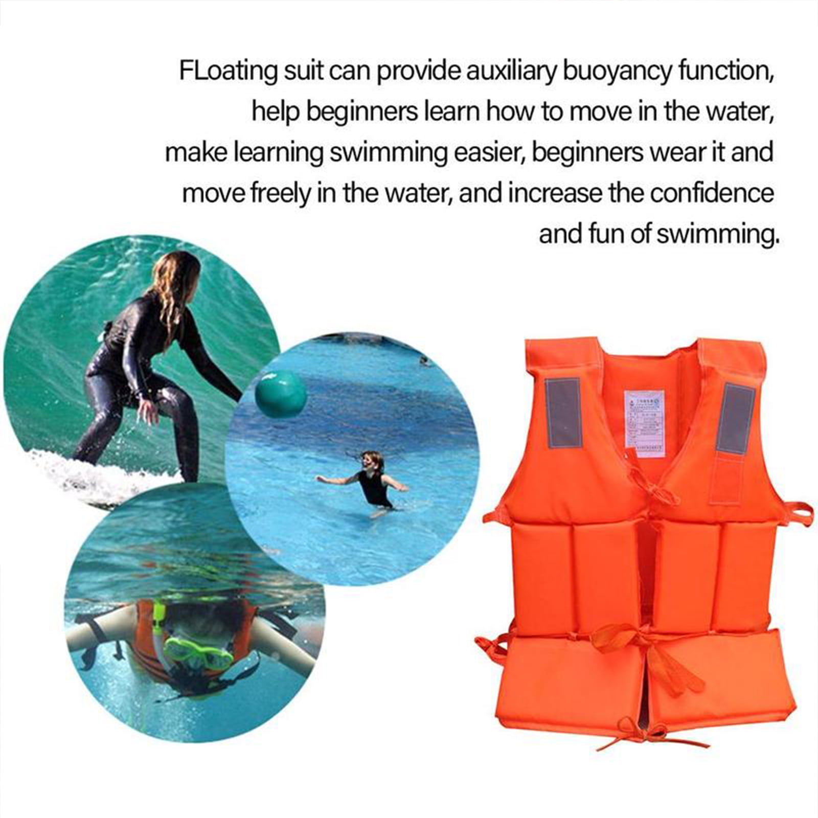 Outdoor Kayaking Water Vests Water Jackets for Adults Water Sport Boating Jacket 