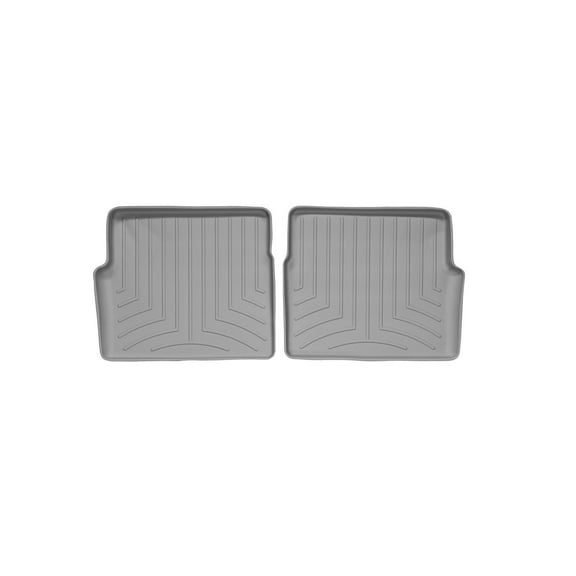 WeatherTech Custom Fit FloorLiners compatible with 2004-2005 Cadillac SRX - 2nd Row (2-Piece Liner), Grey