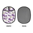 thumbnail image 2 of Naloa Orchids Flowers Silicone Pot Holders, Oven Mitts Heat Resistant Hot Pads, Non Slip Pot Holder for Kitchen Baking and Cooking 9.4 x 7.5 Inches, 2 of 7