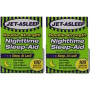 Jet Asleep Double Strength Nighttime Sleep Aid 100 Caplets (2)