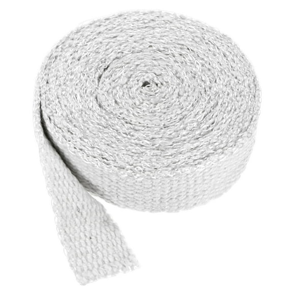 Uxcell Wood Stove Gasket, 2" x 283.5" Wide Fiberglass Seal Rope for Fireplace Door/Wood Stoves [White]