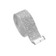 thumbnail image 2 of fastboy Self-Adhesive Crystal Rhinestone Diamond Ribbon DIY Sticker Silver 1.8cm, 2 of 2