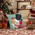 thumbnail image 6 of Niusricy Christmas Throw Pillow Cover Cute Couch Pillow Case Holiday Pillow Protector for Home Farmhouse Sofa Decorations, 6 of 6