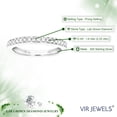 thumbnail image 5 of Vir Jewels 1/4 CTTW Lab Grown Diamond Wedding Band in Sterling Silver Female Adult, 5 of 6