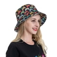 thumbnail image 5 of Kdxio Reflective Bucket Hat - Retro Video Game Print Bucket Hat for Men,Women, 5 of 6