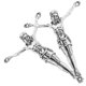 thumbnail image 4 of Diy Jesus Figurine Diy Crucifix Wall Cross Jesus Statue Home Use Silver 5.40X4.00X1.00CM Church Decoration 2Pack, 4 of 4