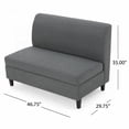 thumbnail image 4 of Causeuse Restonic - Bois Durable et 100 % Polyester pour une Expérience d'Assise Confortable, 4 of 12
