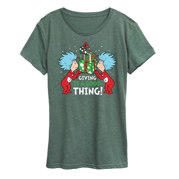 Cat in the Hat - Giving Is A Good Thing - Women's Short Sleeve Graphic T-Shirt