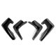 thumbnail image 3 of 4 unids/set guardabarros de coche rueda ceja guardabarros Protector accesorios aptos para 5 Series 17, 3 of 8