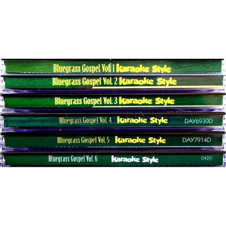 Bluegrass Gospel Karaoke Volumes 1-6 CD Set