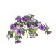 thumbnail image 5 of Flores artificiales de gloria de la mañana, planta falsa para jardín, interior, con para inauguración de la casa, exterior, jardín, Púrpura, 5 of 8