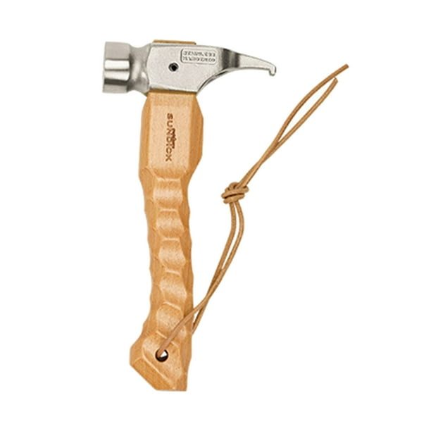 Martillo extractor de clavos para tienda de campaña, ligero, de acero inoxidable, para exteriores. Los 22x11cm