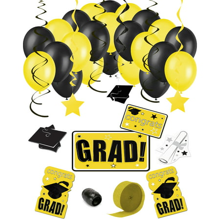 Congrats Grad 38pc Decoration Graduation Pack - School