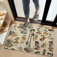 thumbnail image 2 of Brown Mushroom Label Light Pattern Door Rugs,Washable Non Slip Door Mats Indoor,Decorative Door Mats,Entry Mat Indoor for Entrance,Bedroom,Kitchen,Bathroom,20"x32", 2 of 6