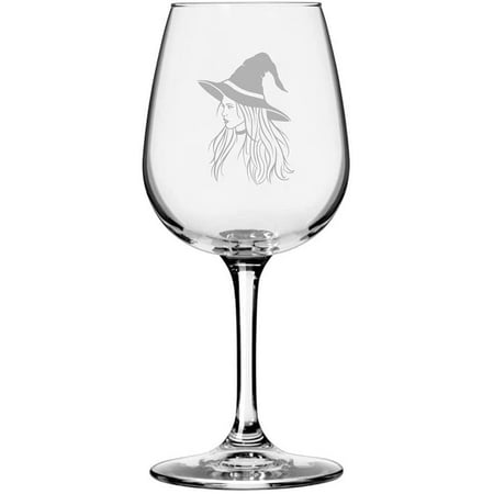 

Witch 6 Happy Halloween Etched 12.75oz All Purpose Libbey Wine Glass