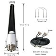 thumbnail image 3 of 4x4 MIMO 5G LTE Omni Outdoor Antenna with Dual 10m Cables for Routers & Gateways, 3 of 8