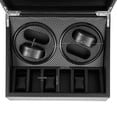 thumbnail image 3 of 4+6 Automatic Rotation Watch Winder Box Storage Case Self Winding Display Box, 3 of 11