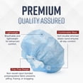thumbnail image 3 of Medical Nation 21" Disposable Bouffant Caps Hair Nets - 100-Pack - White, Disposable for Lab, Food, 3 of 9
