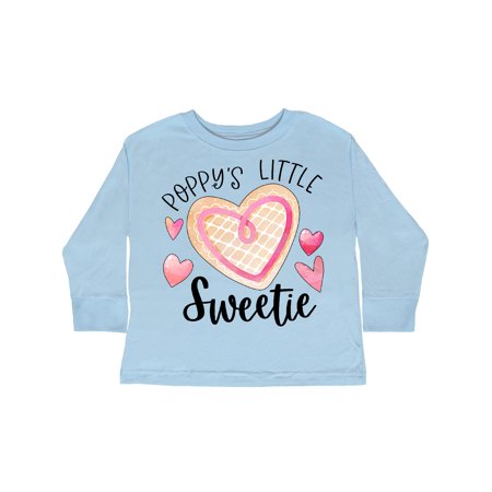 

Inktastic Poppy s Little Sweetie with Pink Heart Cookie Gift Toddler Boy or Toddler Girl Long Sleeve T-Shirt