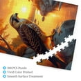 thumbnail image 3 of 500 Piece Hawk At Sunset Jigsaw Puzzle For Adults Challenging And Relaxing Adult Puzzles Beautiful Artwork Great Gift Idea Home Decor, 3 of 7