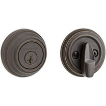 Kwikset 980 Single Cylinder Deadbolt featuring SmartKey in Venetian Bronze
