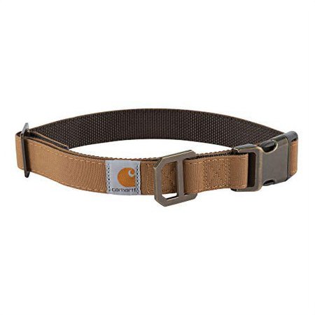 UPC: 0888999305425 | Carhartt Journeyman Dog Collar Premium Rugged Construction Pet Collar Carhartt Brown Large