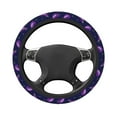 thumbnail image 3 of Fotbe Eggplant Steering Wheel Cover Universal 15 in Car Accessories for Men Women,Steering Wheel Protector Comfortable Protective Case for SUV Sedan Decor, 3 of 8