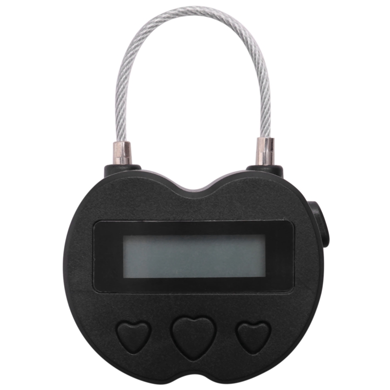 Smart Time Lock LCD Display Time Lock USB Rechargeable Temporary Timer