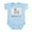 Sky Blue, variant on CafePress - Mommy's Little Miracle Baby Boy Infant Bodysuit - Baby Light Bodysuit, Size Newborn - 24 Months