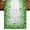 Green, variant on Table Runners 48 Inches Long Dress Scarves, St. Patrick's Day Farmhouse Kitchen Table Runner, Short Coffee Tablerunners, Spring Lucky Shamrocks Leaves Retro Country 13x48 Inch