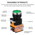 thumbnail image 4 of Circuit Momentary Push Button Self Reset Switch Plastic 3Pc, 4 of 5
