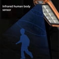 thumbnail image 4 of Inteprter Luces con sensor solar, lámparas universales montadas en la pared, lámpara de calle LED impermeable para exteriores para el hogar, accesorio de Iluminación y accesorios Inteprter HA073922-01, 4 of 6