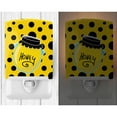thumbnail image 2 of Caroline's Treasures BB8598CNL Bee Honey Jar on Polkadots Ceramic Night Light, 6x4x3", multicolor, 2 of 2