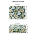 thumbnail image 3 of Greendale Home Fashions 24 x 24 in. Marlow Blue Floral Premium 2-Piece Deep Seat Cushion Set, 3 of 9