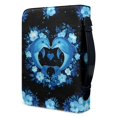 thumbnail image 3 of HELLHERO Loving Dolphin Church Bible Bag for Work Outdoor Study, Storage Bible Cover PU Leather Zippered Handle Bible Covers, 3 of 12