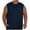 Navy, variant on WQQZJJ Men's Muscle Tank Top Big and Tall Sleeveless T-Shirt Solid Color Crew Neck Casual Tank Top Summer Fitness Tops